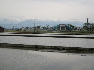 駅方向へ