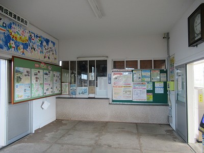 駅舎内