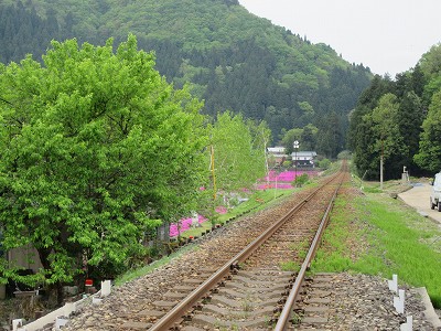 計石駅側