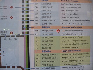 恰和街（邊寧頓街）・恰和街（百德新街）電車站構内