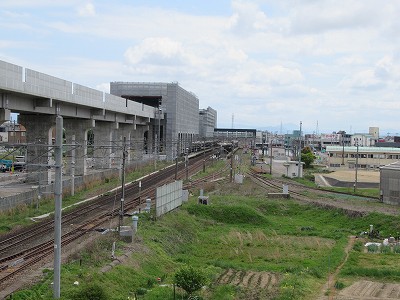 跨線橋から