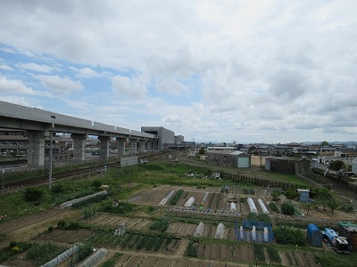 跨線橋から