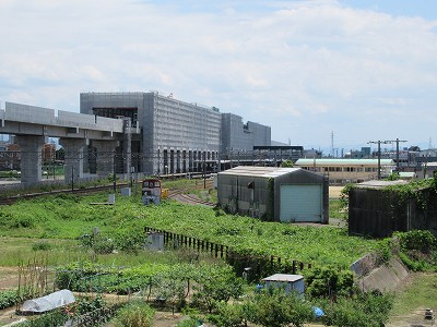 跨線橋から