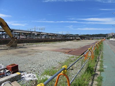 新幹線高架工事