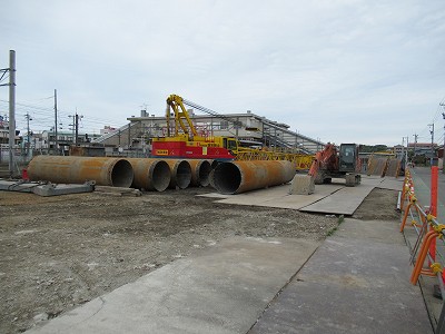 丸岡駅側