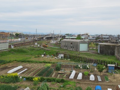 跨線橋から