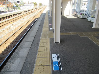 乗車位置案内