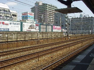 高架の上からの風景