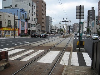 浦上駅前方面