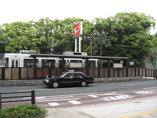 歩道より