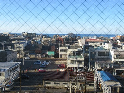 新幹線ホームから
