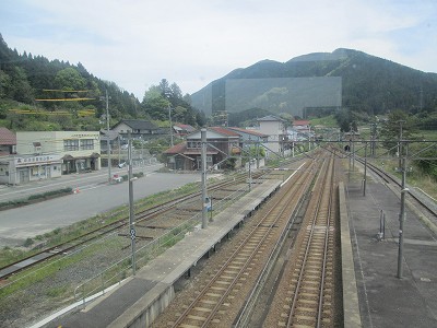 跨線橋より