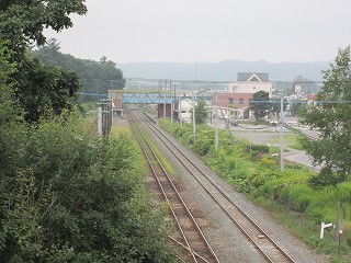 跨線橋より
