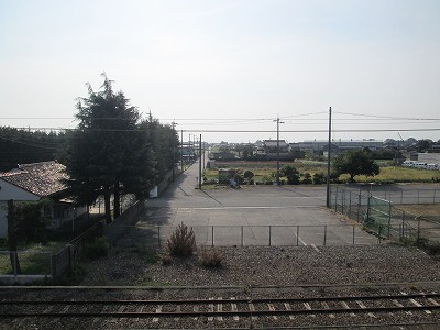 跨線橋より
