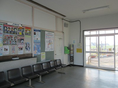 駅舎内