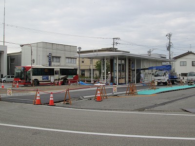 歩道より