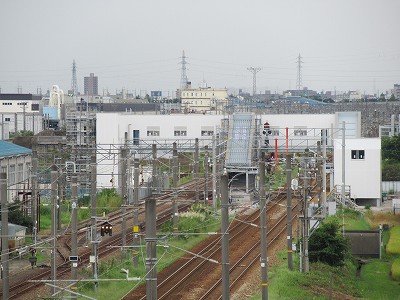 陸橋から