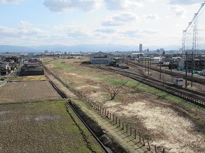 陸橋から