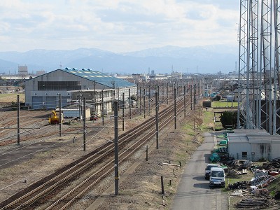 陸橋から