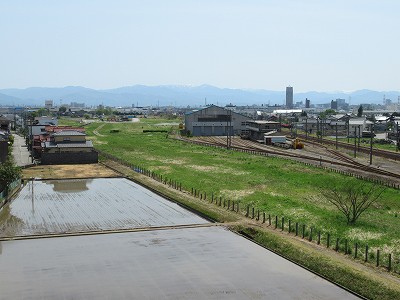 陸橋から
