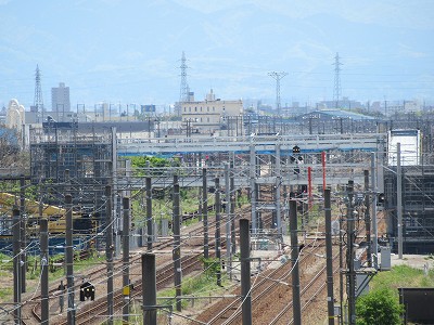 陸橋から
