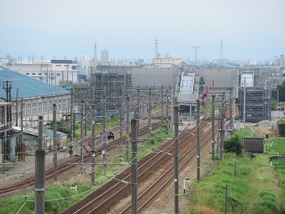 陸橋から