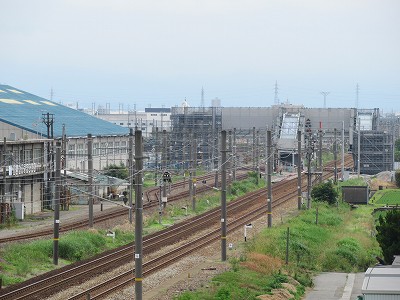 陸橋から